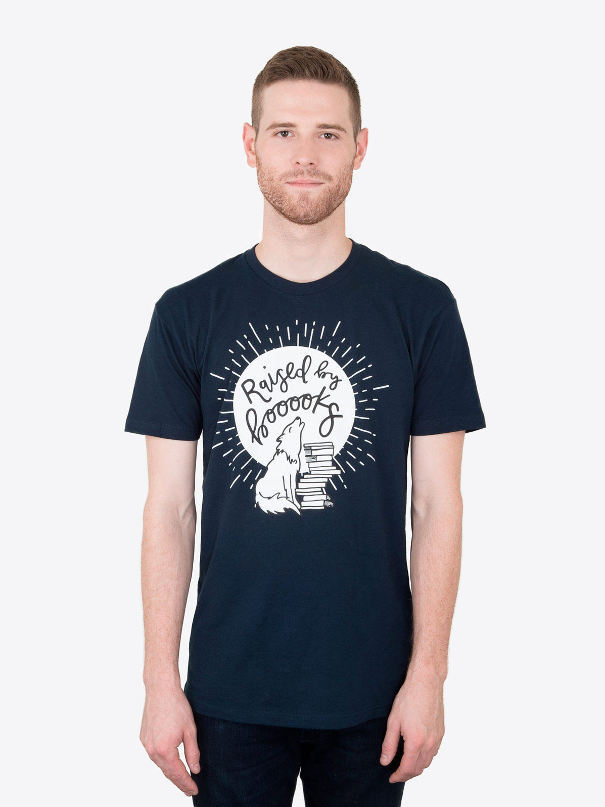 Raised by Books unisex t-shirt — Out of Print