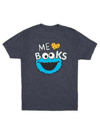 Sesame Street Cookie Monster - Me Love Books Unisex T-Shirt