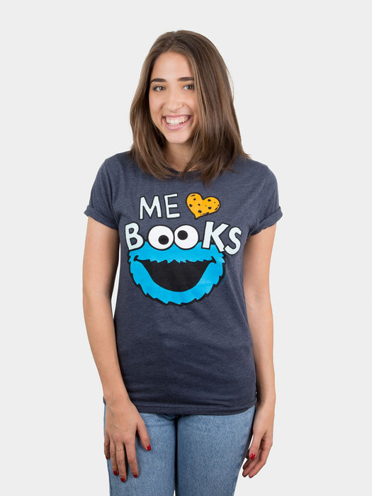 Cookie Monster Me Love Books unisex t-shirt — Out of Print