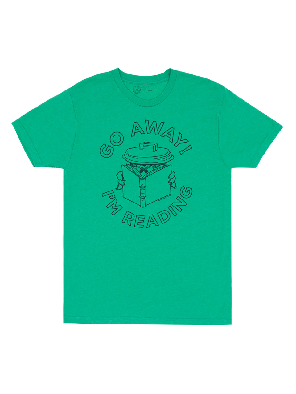 Go Away I'm Reading Oscar the Grouch women's relaxed fit tee — Out of Print