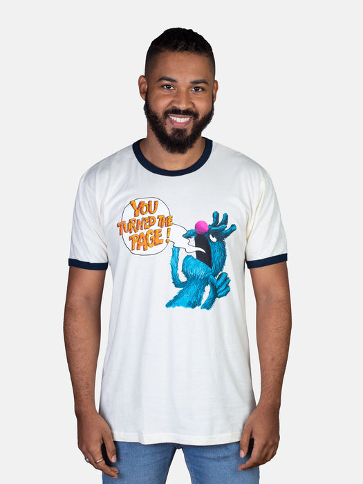 Sesame Street - The Monster at the End of This Book Unisex Ringer T-Shirt