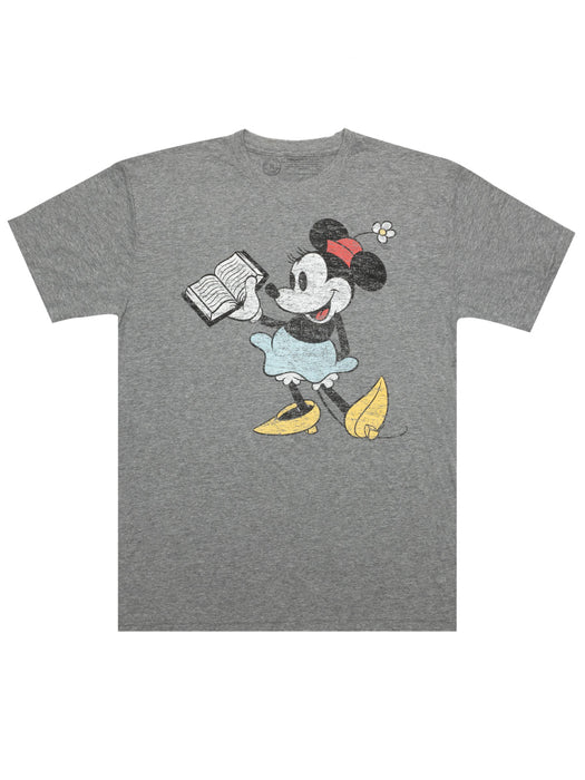 Disney Minnie Mouse Reading Unisex T-Shirt