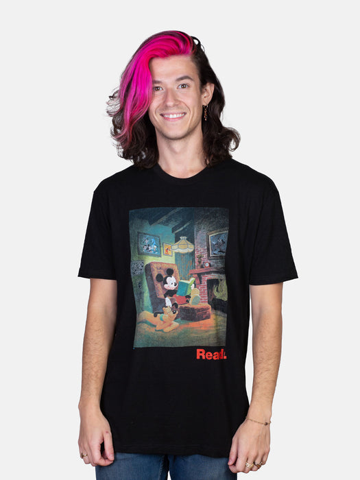 Disney Mickey Mouse Reading unisex t-shirt — Out of Print