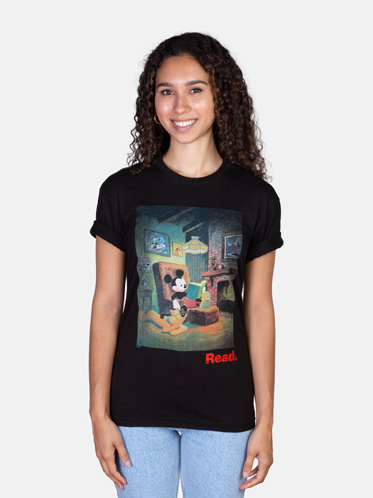 Disney Mickey Mouse — t-shirt of unisex Out Print Reading