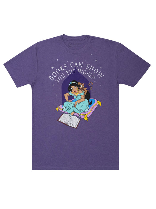 Disney Princess Jasmine: Books Can Show You the World Unisex T-Shirt