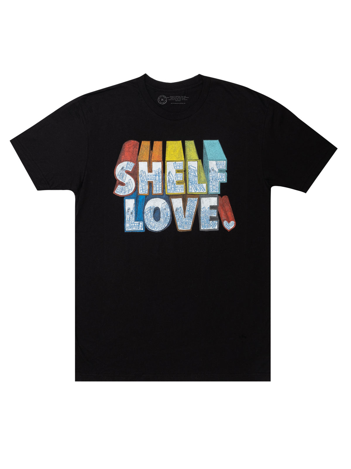 Shelf Love unisex book tshirt — Out of Print