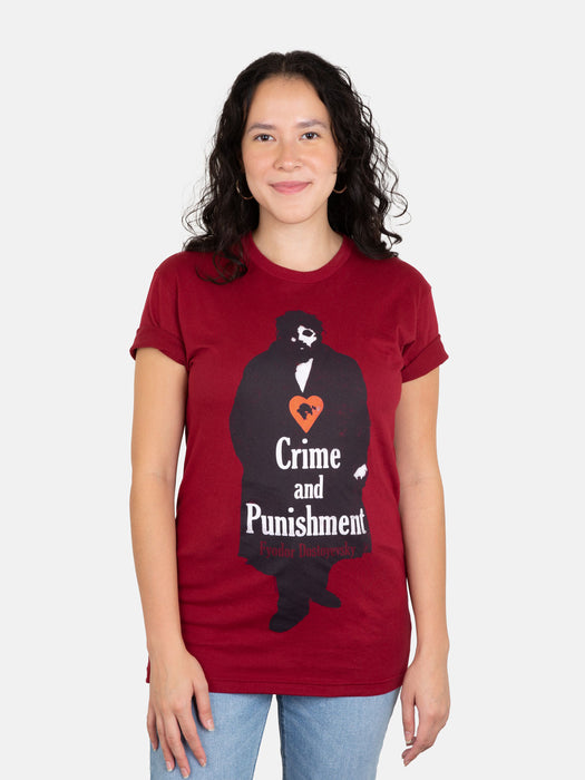 Crime and Punishment unisex book t-shirt — Out of Print