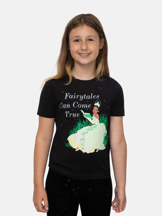 Disney Princess Tiana: Fairytales Can Come True Kids' T-Shirt