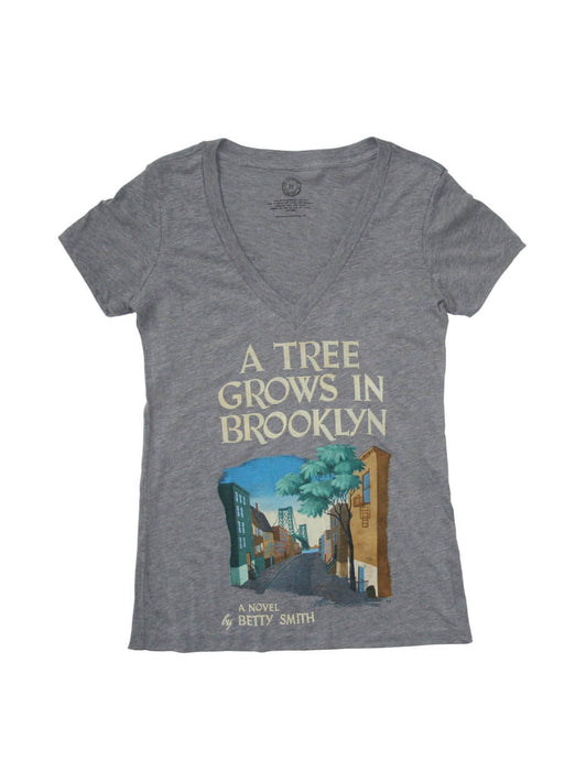 A Tree Grows in Brooklyn Women's V-Neck T-Shirt