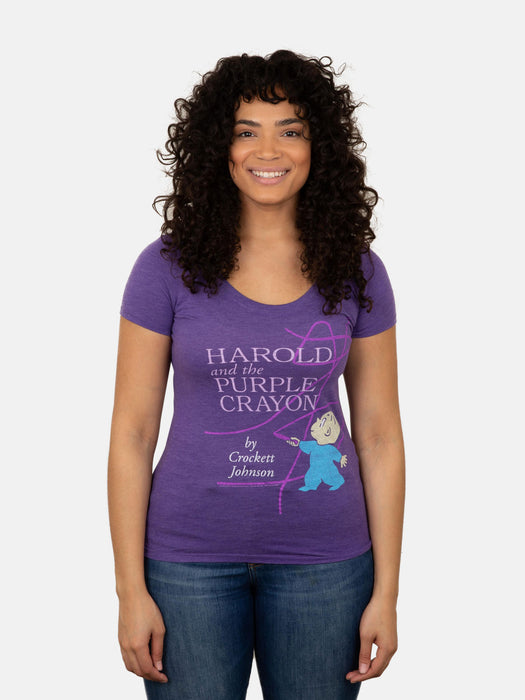 Harold and the Purple Crayon Women's Scoop T-Shirt