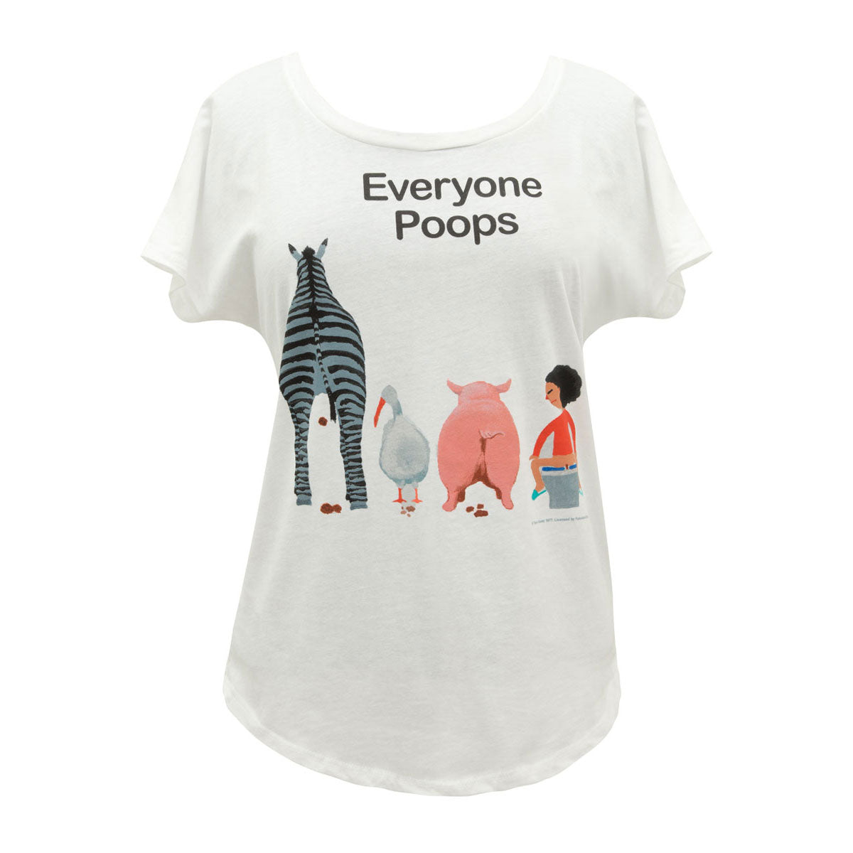 Everyone Poops women's relaxed fit t-shirt — Out of Print