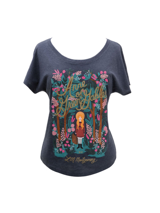 Print　Puffin　Gables　t-shirt　relaxed　Bloom　of　Anne　fit　in　Out　of　—　Green　women's