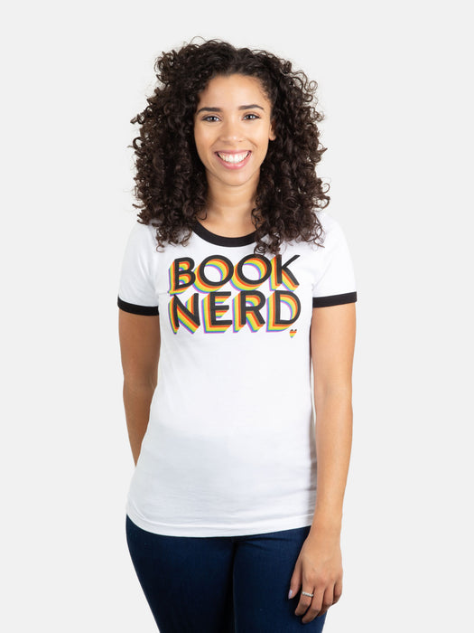 Book Nerd Pride Women's Ringer T-Shirt