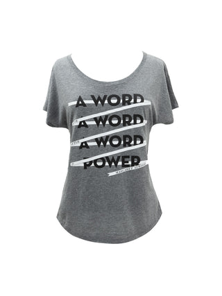 A Word is Power - Margaret Atwood women's book t-shirt