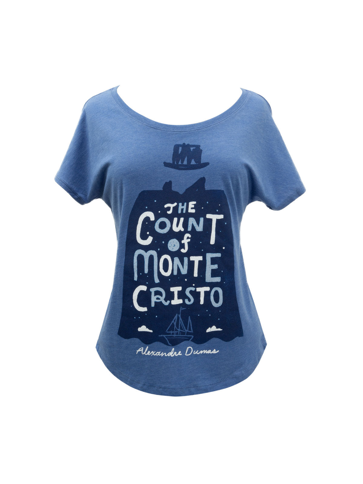 The Count of Monte Cristo unisex book tshirt — Out of Print