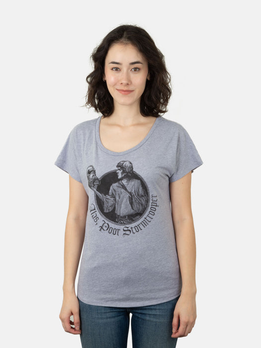 Star Wars Shakespeare: Alas, Poor Stormtrooper Women’s Relaxed Fit T-Shirt