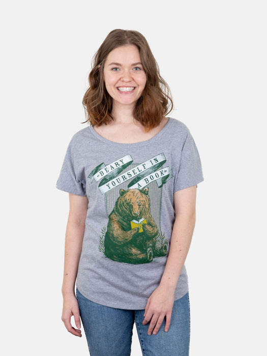 Beary Yourself in a Book Women’s Relaxed Fit T-Shirt