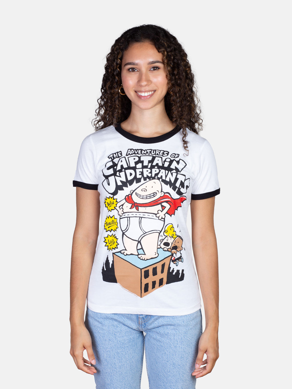 The Adventures of Captain Underpants women's t-shirt — Out of Print
