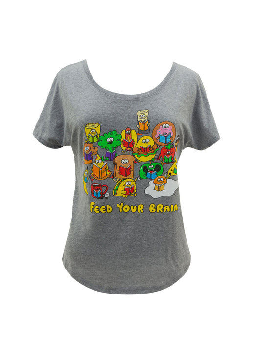 Feed Your Brain Women’s Relaxed Fit T-Shirt