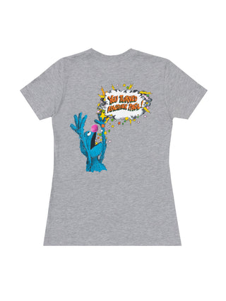 The Monster at the End of this Book (Sesame Street) Women's Crew T-Shirt