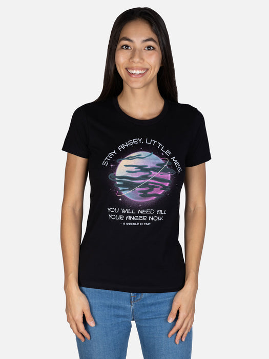 Stay Angry, Little Meg - A Wrinkle in Time women's tee — Out of Print
