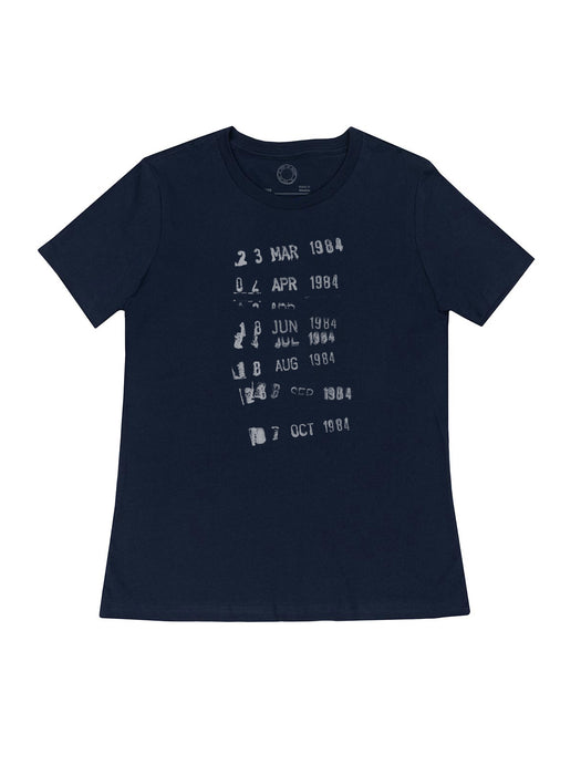 Library Stamp – Women's Crew T-Shirt (Print Shop)
