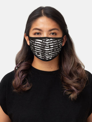 Banned Books adult face mask