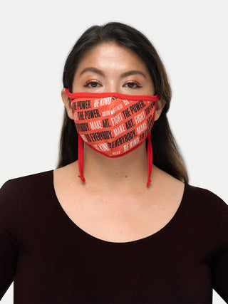 Colson Whitehead - Fight the Power adult face mask (adjustable)
