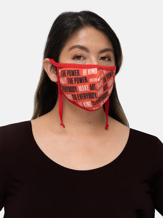 Fight the Power - Colson Whitehead adult face mask (adjustable) — Out of  Print