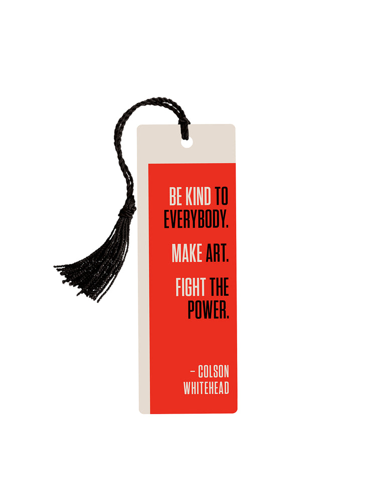 Colson Whitehead - Fight the Power bookmark