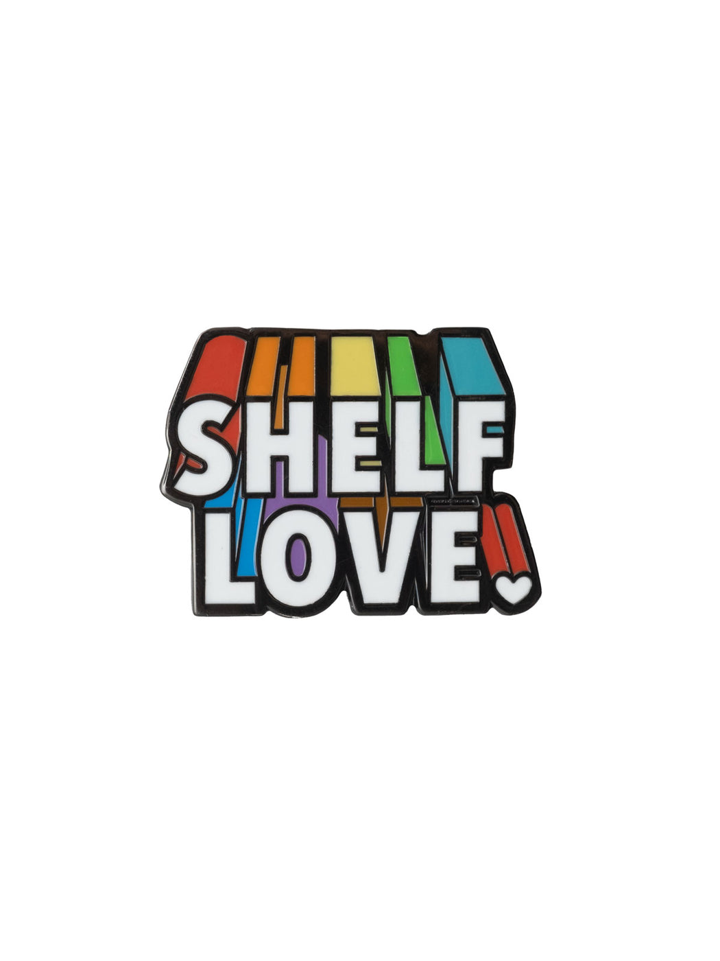 Shelf Love enamel pin — Out of Print