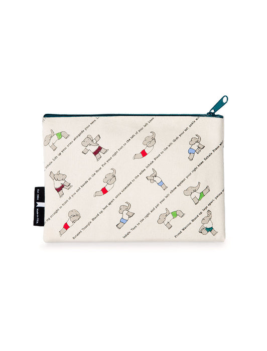 Babar's Yoga for Elephants pouch