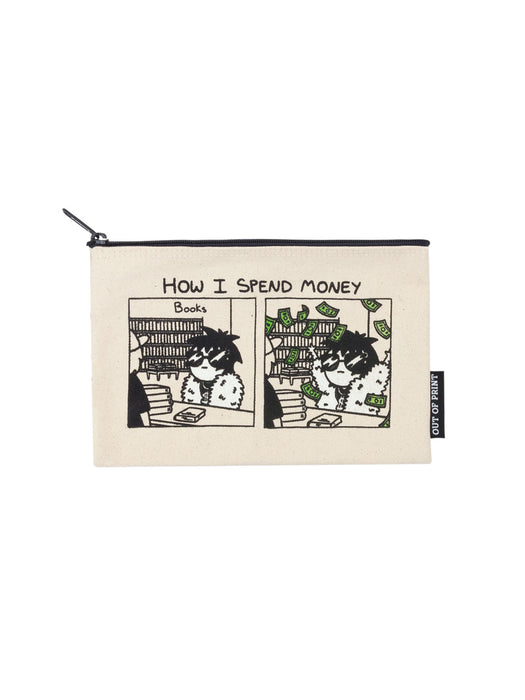 Sarah's Scribbles - How I Spend Money pouch