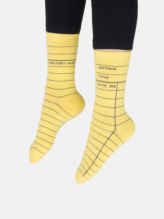 Library Card: Yellow socks