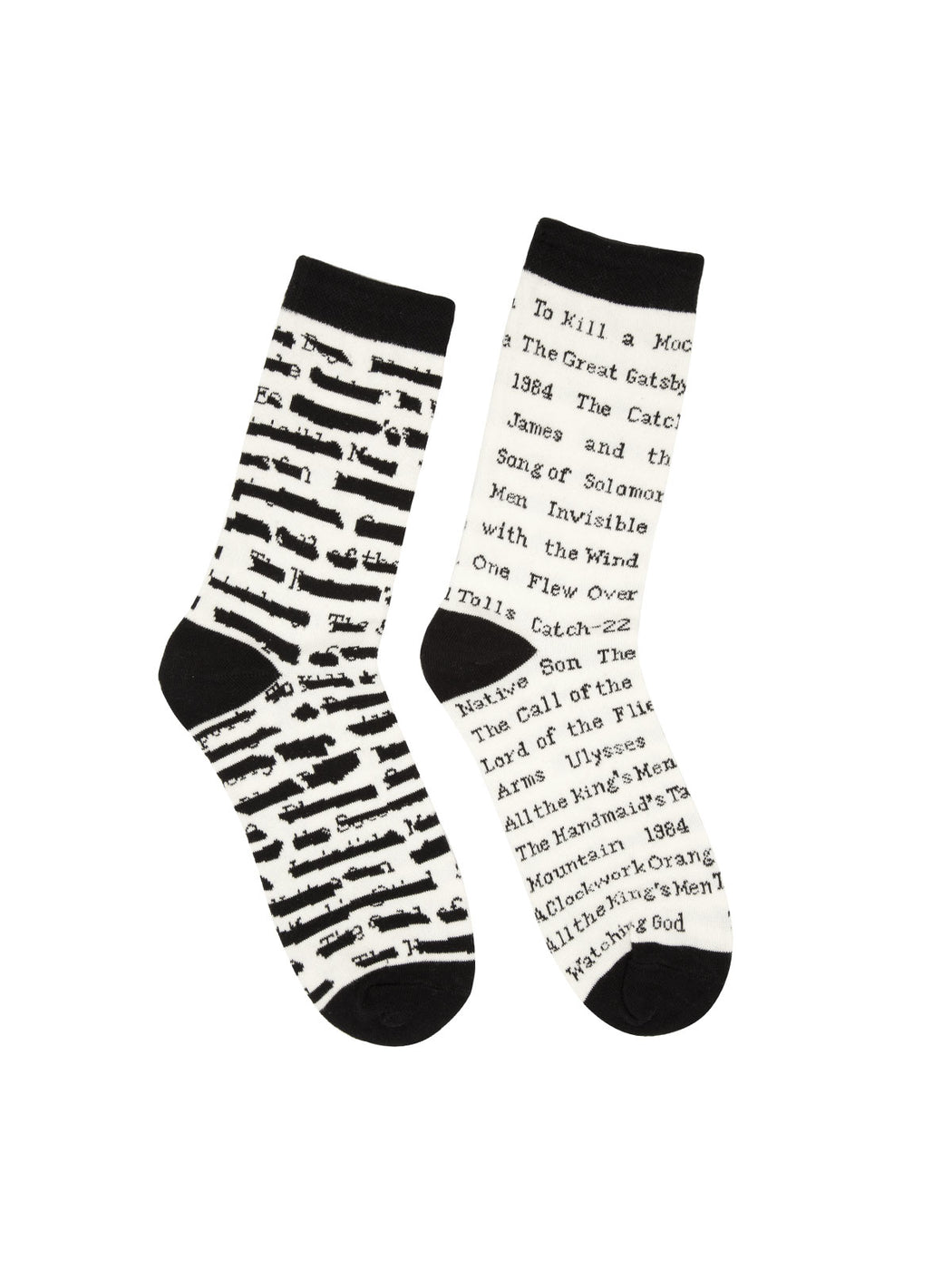 Banned Books literary socks — Out of Print