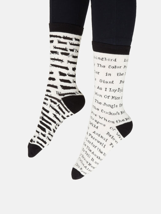 Banned Books socks
