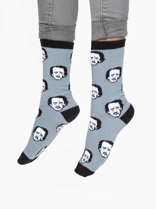 Edgar Allan Poe-ka Dots socks