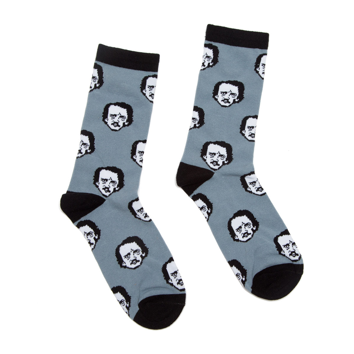 Edgar Allan Poe-ka Dot literary socks — Out of Print
