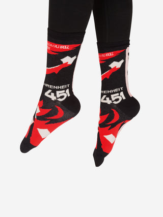 Fahrenheit 451 socks