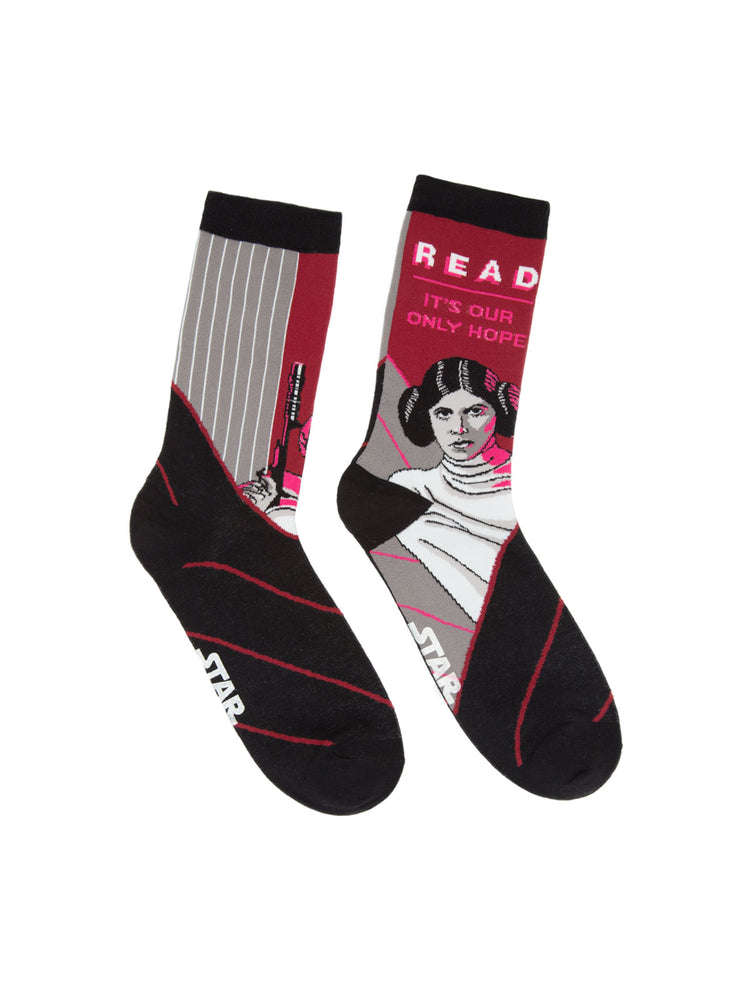 Star Wars Princess Leia READ socks