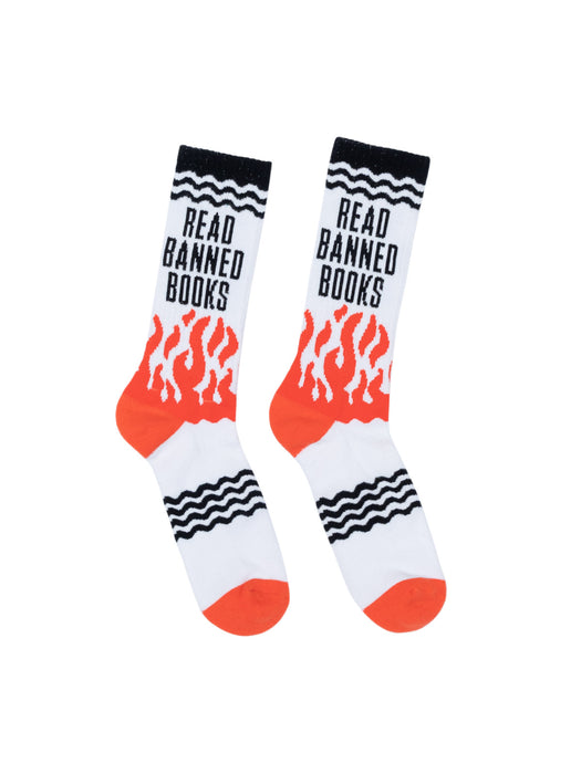 Read Banned Books gym socks