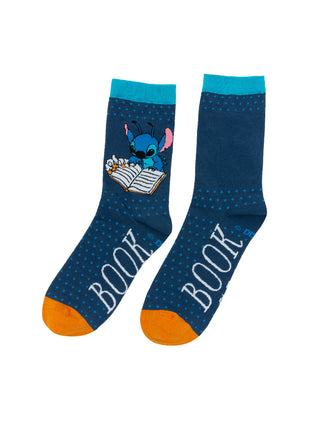 Disney Stitch Book Club socks