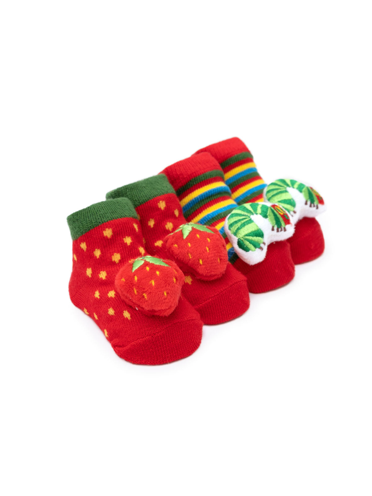 Eric Carle, Caterpillar and Strawberry Pattern Fabric