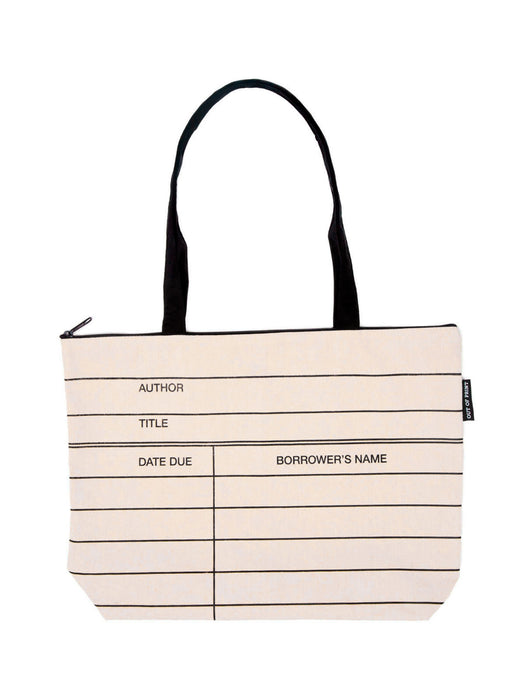 Library Card Market tote bag
