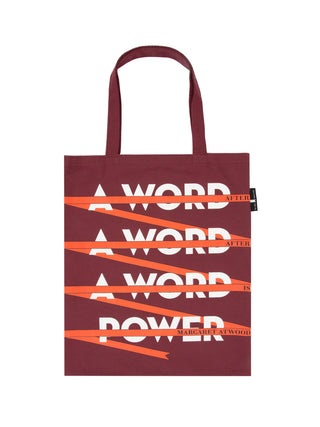 A Word is Power - Margaret Atwood tote bag
