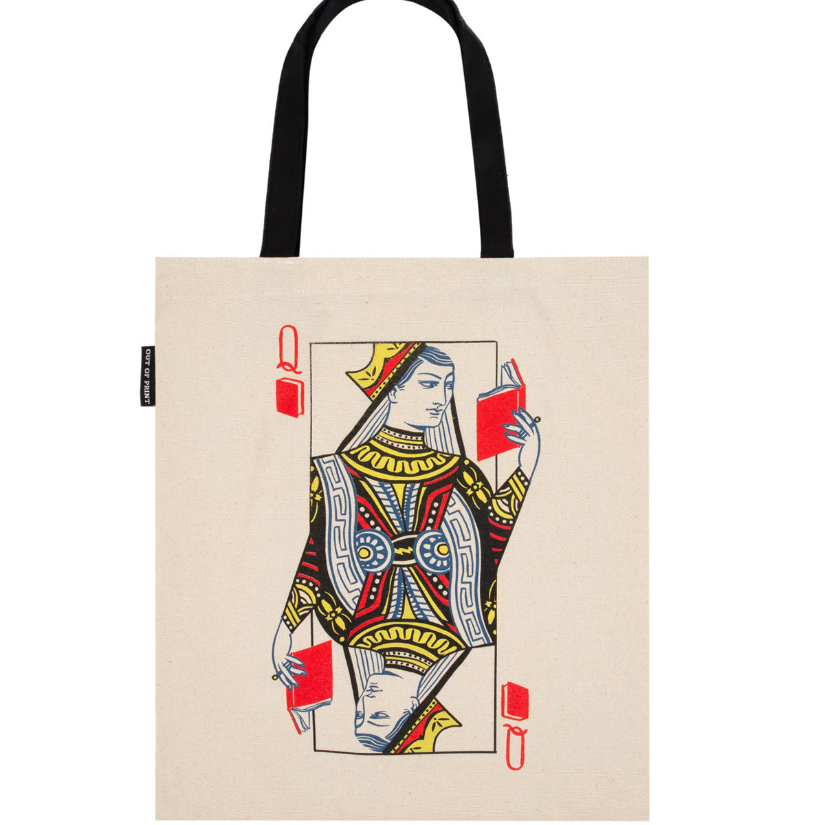 Queen of Books tote bag — Out of Print