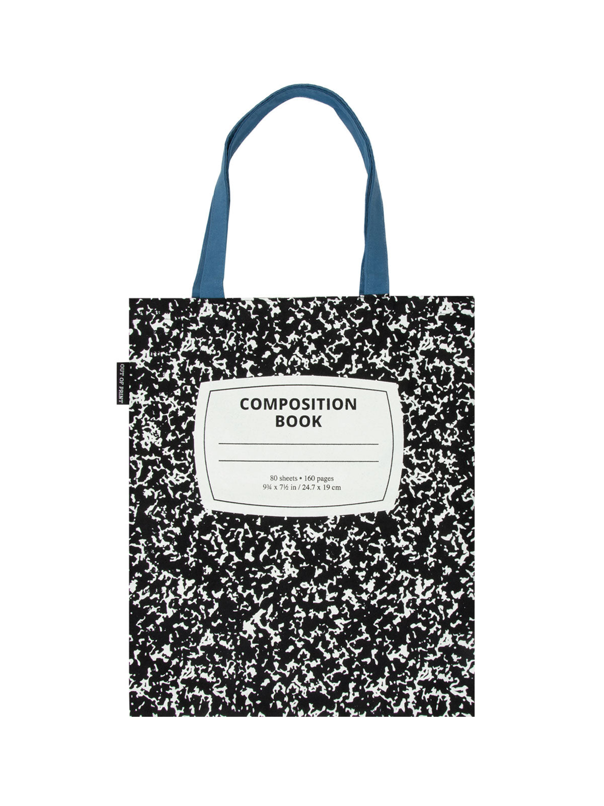 Composition Notebook tote bag — Out of Print - Main Image