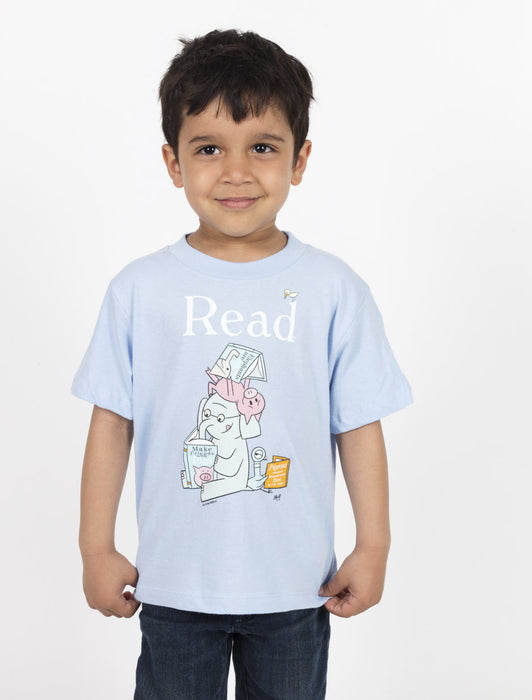 ELEPHANT & PIGGIE Read Kids' T-Shirt
