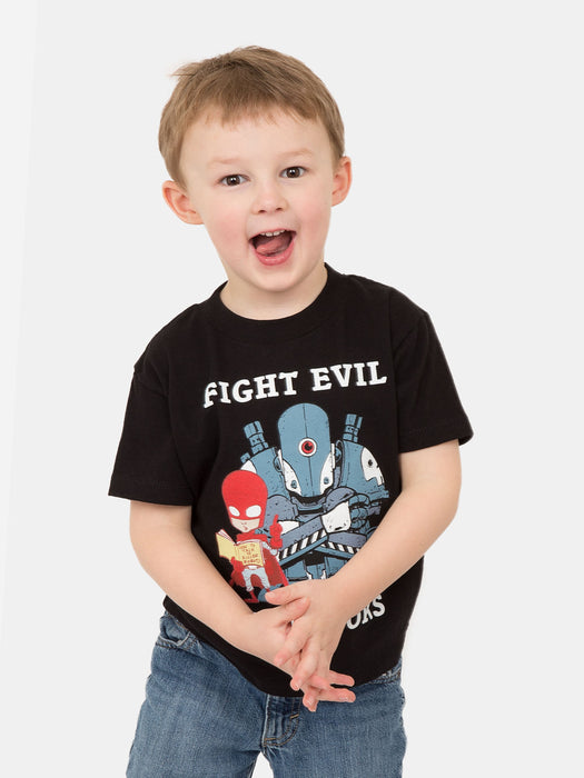 Fight Evil, Read Books Kids' T-Shirt