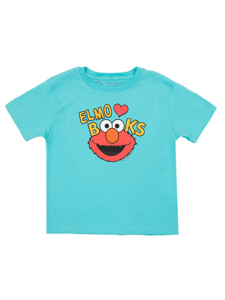希少◎SESAME STREET ELMO SHADOW XL Tシャツ　エルモ Y-2072_Elmo-Loves-Books-sesame